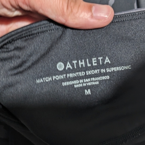 Athleta Match Point Printed Skort in Supersonic Sz M - Picture 5 of 7